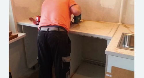 Сборка кухонного гарнитура. Усть-Илимск
